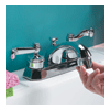 Remove your faucet aerator and install Rinse Ace® aerator