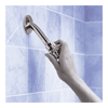 Twist Rinse Ace® Connector onto shower arm and re-attach your showerhead. Connector installation is permanent.