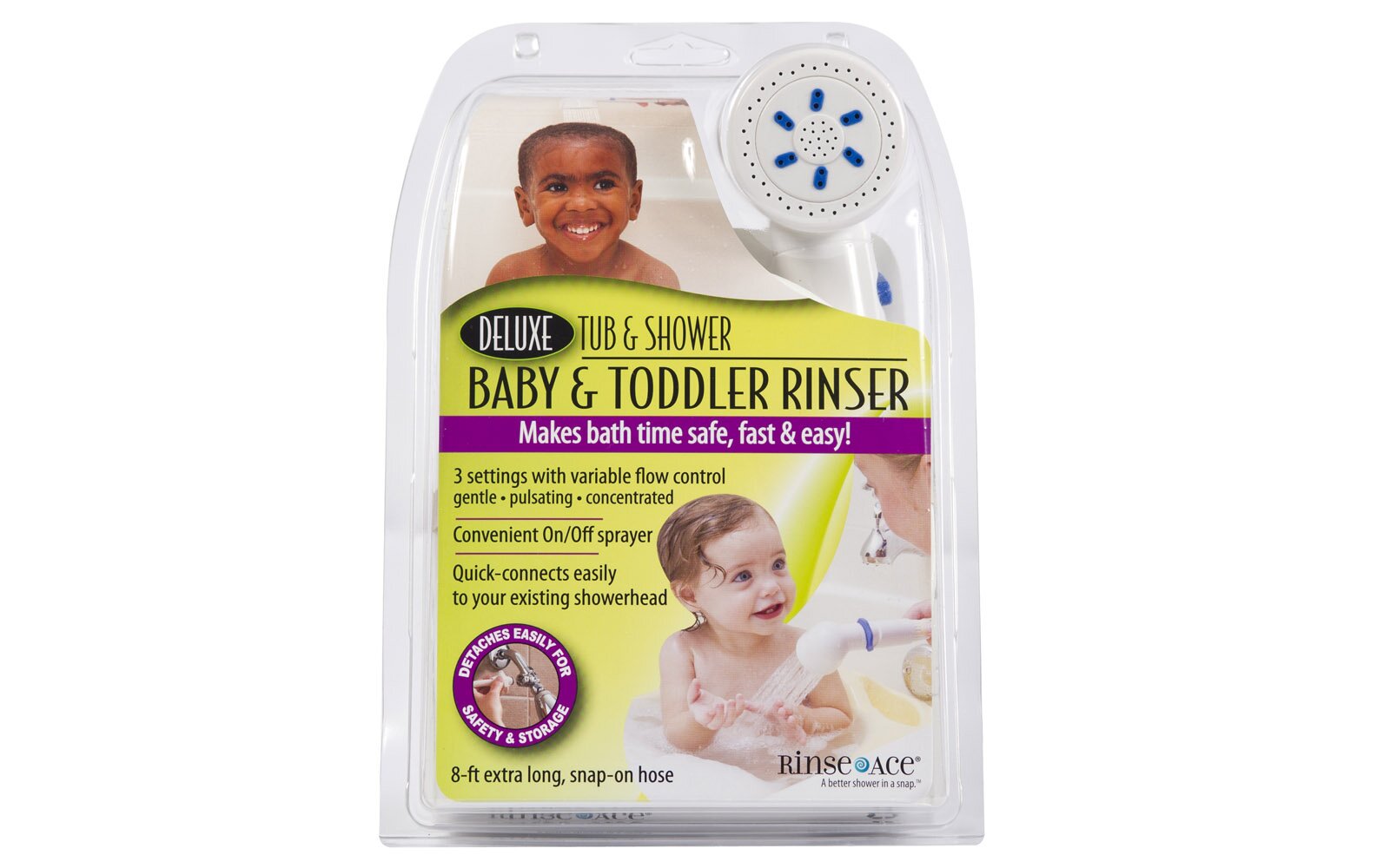 3 setting baby toddler bath tub shower rinser