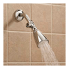 Shower head operates normally when hose is not connected.